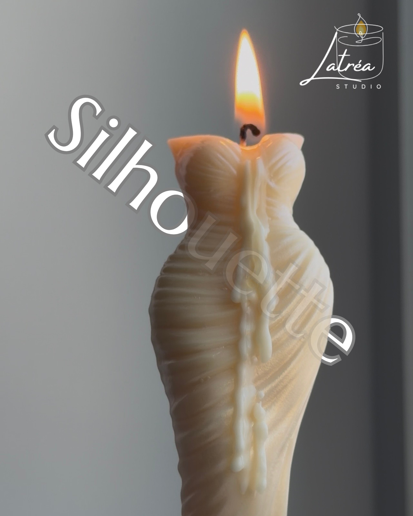 "SILUETS" sojas vaska formas svece