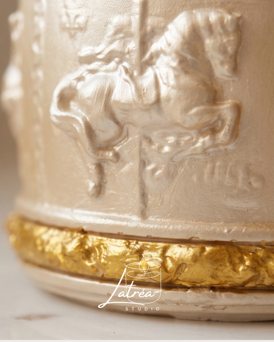 Karuselis - olīvu vaska svece