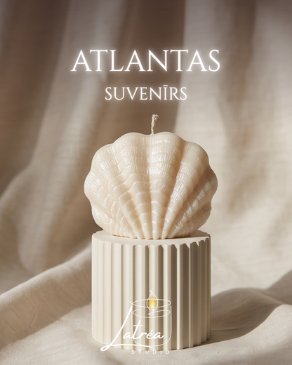 Atlantas suvenīrs - rapšu vaska svece