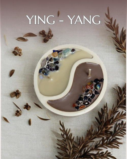 "YING-YANG" harmonizējošā sojas vaska svece
