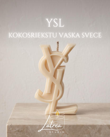 "YSL" zīmola iedvesmota eko vaska svece
