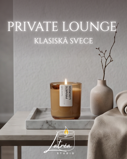 PRIVATE LOUNGE - eko vaska svece trauciņā
