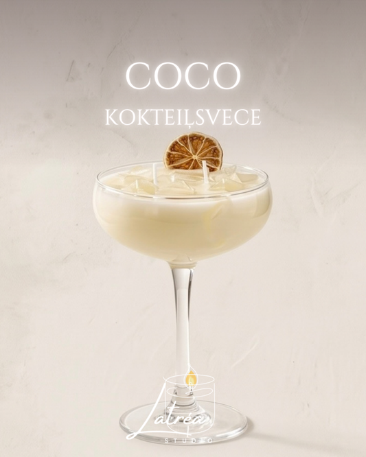 COCO - eco vaska kokteiļsvece