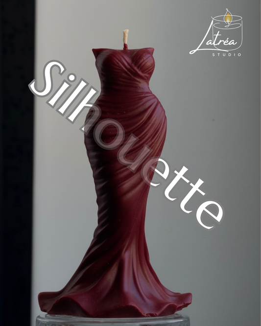 "SILUETS" sojas vaska formas svece