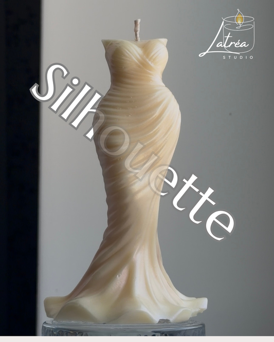 "SILUETS" sojas vaska formas svece