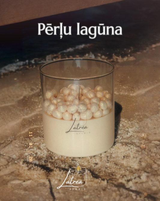 "Pērļu lagūna" Sojas vaska svece