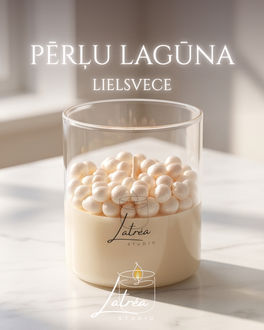 "Pērļu lagūna" Sojas vaska lielsvece