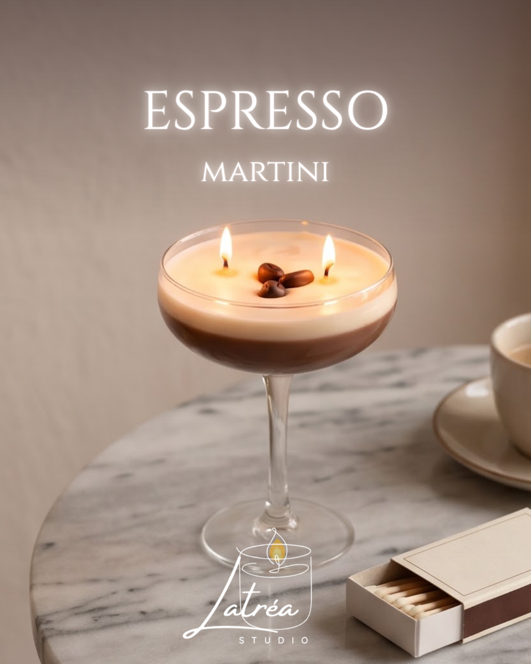 Espresso martini - eko vaska kokteiļsvece