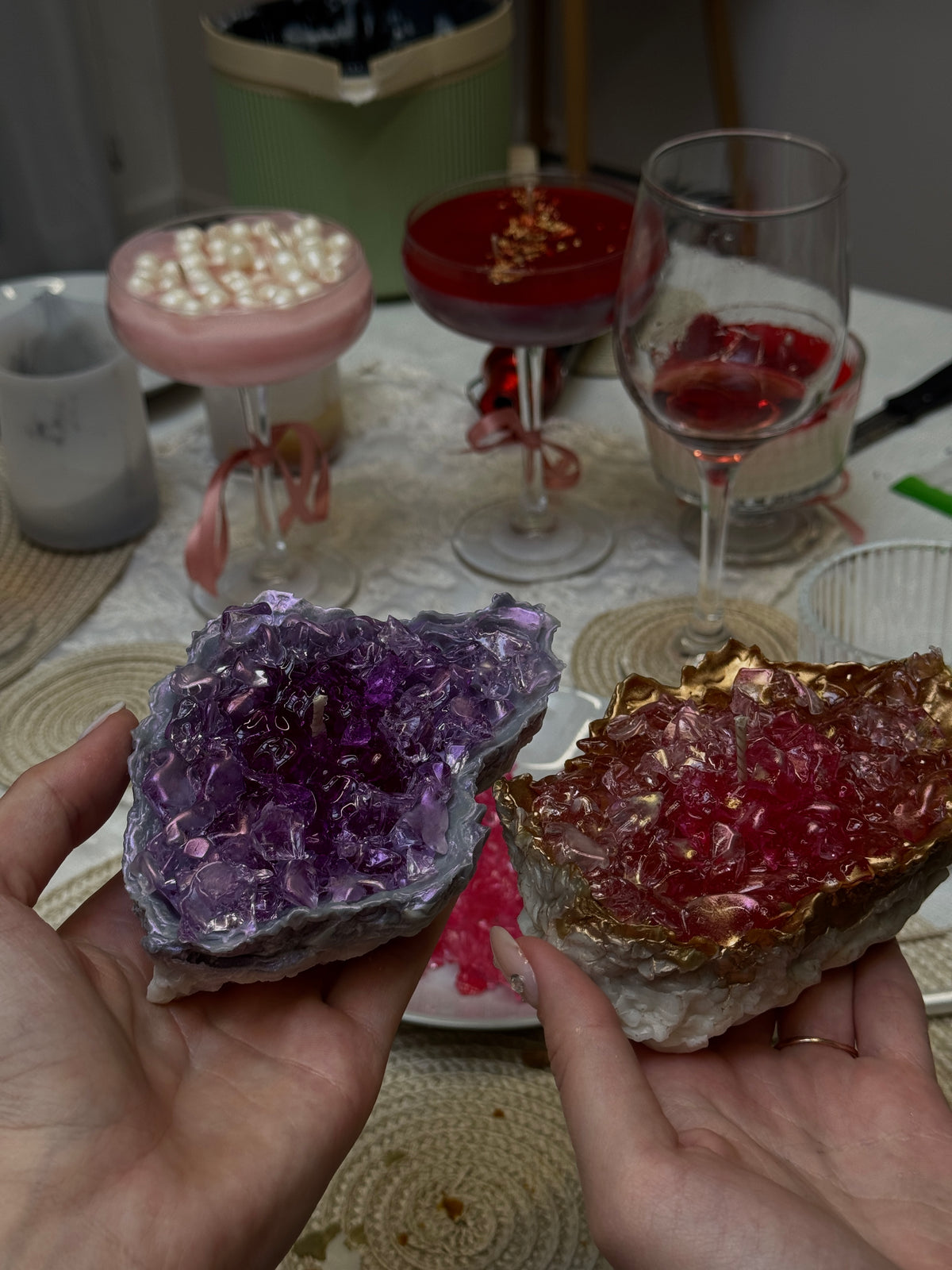GEMS & GLOW - kristāla sveču meistarklase ✨
