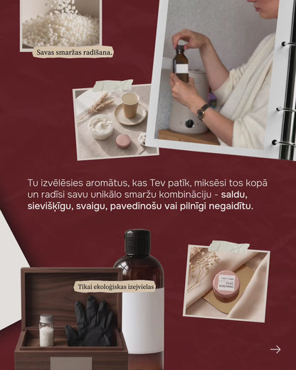 SCENT ATELIER: sauso smaržu meistarklase ✨